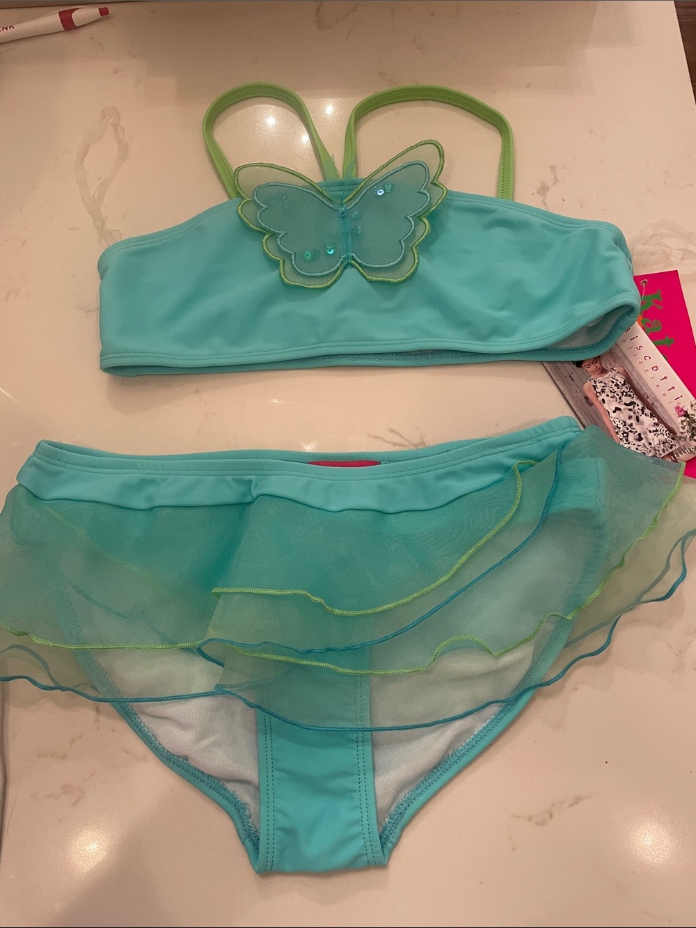 Kate Mack NEW girjs bikini sz 10